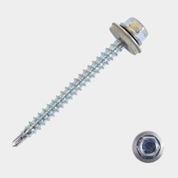 4.8x55 Htl önfúró lemezcsavar fához + EPDM, #