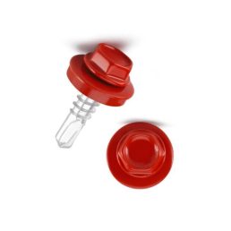   PRÉMIUM 4,8x19 Hatlapfejű önfúró lemezcsavar +EPDM RAL 3000 (tűzvörös)