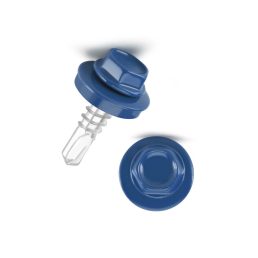   PRÉMIUM 4,8x19 Hatlapfejű önfúró lemezcsavar +EPDM RAL 5010 (enciánkék)