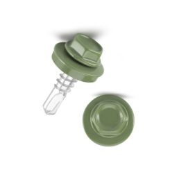   PRÉMIUM 4,8x19 Hatlapfejű önfúró lemezcsavar +EPDM RAL 6011 (rezendazöld)