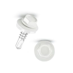   PRÉMIUM 4,8x19 Hatlapfejű önfúró lemezcsavar +EPDM RAL 9002 (szürkésfehér)