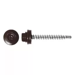   PRÉMIUM 4,8x35 htl. csavar fához+EPDM RAL 8017 (csokoládébarna)