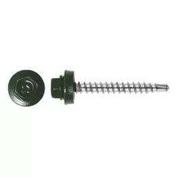   PRÉMIUM 4,8x35 htl. csavar fához+EPDM RAL 6020 (króm-zöld)