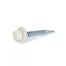   PRÉMIUM 4,8x35 htl. csavar fához+EPDM RAL 9010 (tiszta fehér)