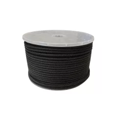 5mm fonatolt PP kötél-fekete (100m)