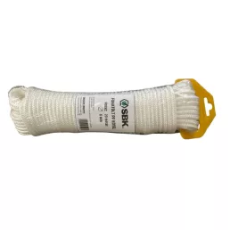 6mm bliszteres fonatolt PP kötél-fehér (20m)
