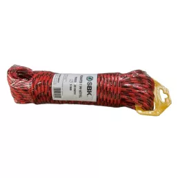 6mm bliszteres fonatolt PP kötél-piros (20m)