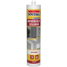 Soudal univerzális szilikon ( ecetsav) átlátszó 280 ml