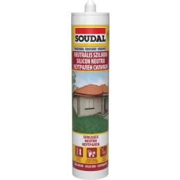 Soudal neutrális szilikon  átlátszó 280 ml