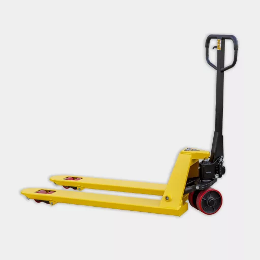 Raklapemelő béka 2,5T PU kerék (sárga)
