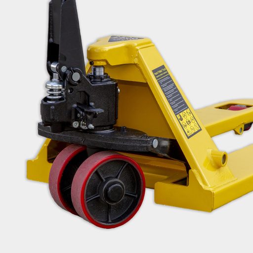 Raklapemelő béka 3T PU kerék (sárga)