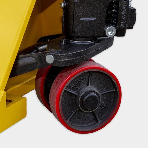 Raklapemelő béka 3T PU kerék (sárga)