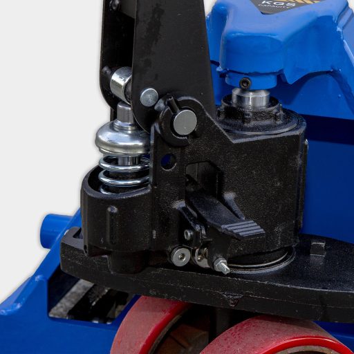 Raklapemelő béka 3T PU kerék (kék)